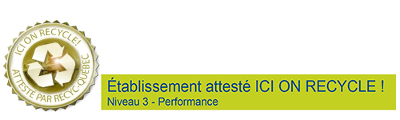Établissement attesté ICI ON RECYCLE !
